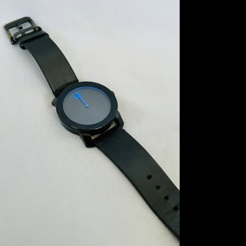 Movado Men's Watch TR90 Bold Blue Dial Swiss Quartz Stainless Steel 42 mm